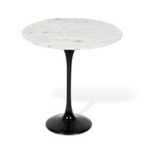 Mesa Saarinen Lateral Oval Espírito Santo 57x38cm - Base Preta Mesa Saarinen Lateral Oval Espírito Santo 57x38cm - Base Preta