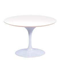 Mesa Saarinen Oval Fórmica Branca 160x90cm - Base Branca Mesa Saarinen Oval Fórmica Branca 160x90cm - Base Branca