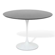 Mesa Saarinen Redonda São Gabriel 107cm - Base Branca