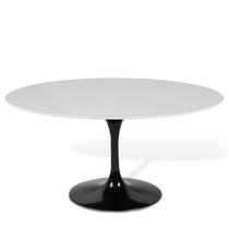 Mesa Saarinen Tulipa Oval 120cm X 80cm Branco