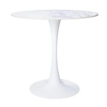 Mesa Saarinen Tulipa Redonda Mármore Artificial 80Cm Branco - Waw Design Mesa Saarinen Tulipa Redonda Mármore Artificial 80Cm Branco - Waw Design