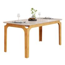 Mesa Sala de Jantar 1,60m Tampo em Vidro Mel Mesa Sala de Jantar 1,60m Tampo em Vidro Mel