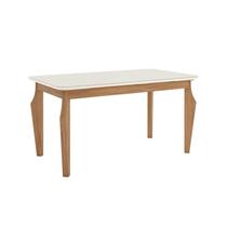 Mesa Sala de Jantar Ghala 1600mm Nature/Off White - Henn Mesa Sala de Jantar Ghala 1600mm Nature/Off White - Henn