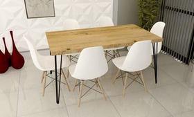 Mesa Sala De Jantar Industrial 90 X 160 Antiqua Sem Cadeira