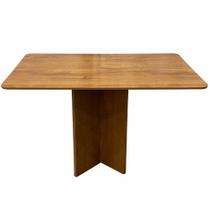 Mesa Salina 120x80cm SEM Vidro Cel Móveis Cor Cinamomo