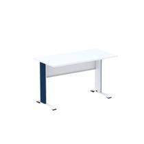 Mesa Secretária Aretto Pandin 1,20 M Branco e Azul Del Rey