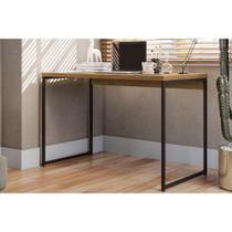 Mesa Secretária Escritório Industrial LI002 Freijo/Preto - Kappesberg