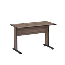 Mesa Secretária Maxxi Pandin 120 Cm Walnut e Preto