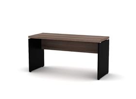 Mesa Secretária PE 40 Pandin 1,20 M Walnut e Preto Mesa Secretária PE 40 Pandin 1,20 M Walnut e Preto