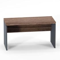 Mesa Secretaria Pe 40 Pandin Walnut e Grafito 1.34 M