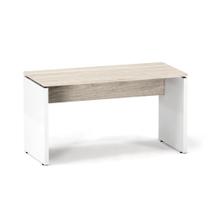 Mesa Secretaria Pe Painel P25 Pandin Casa Blanca e Branco 1.20 M