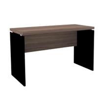 Mesa Secretaria Pe40 90X60x75 Preto E Walnut Pandin