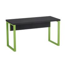 Mesa Secretária Tubolar PE 40 Pandin 1,20 M Preto e Verde