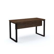 Mesa Secretaria Tubolar Pe 40 Pandin Embuia Terra e Preto 1.35 M