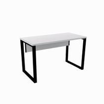 Mesa Secretária Tubular P25 Pandin 1,20 M Cinza e Preto