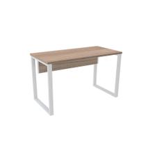 Mesa Secretária Tubular P25 Pandin 1,20 M Noce Naturale e Branco