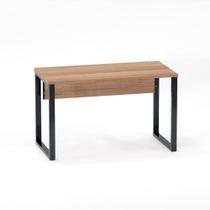 Mesa Secretária Tubular P25 Pandin 1,20 M Noce Naturale e Grafito