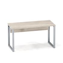 Mesa Secretaria Tubular P25 Pandin Casa Blanca e Cinza 1.20 M