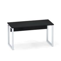 Mesa Secretaria Tubular P25 Pandin Preto e Cinza 1.20 M