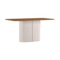 Mesa Serena 160X90 Sem Vidro Off White/Ype Mesa Serena 160X90 Sem Vidro Off White/Ype