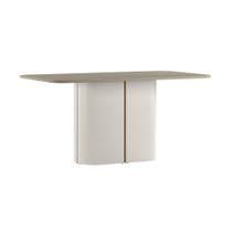 Mesa Serena 180X90 Off White/Champanhe