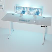 Mesa Shintenchi 160x61 cm com ajuste elétrico de altura - Branca Mesa Shintenchi 160x61 cm com ajuste elétrico de altura - Branca