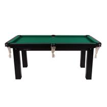 Mesa Sinuca Bilhar MDF 1.83 x 1.04 com kit Procopio - Verde Mesa Sinuca Bilhar MDF 1.83 x 1.04 com kit Procopio - Verde