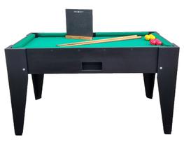Mesa Sinuca Mini Campineira MDF 1,37 X 0,75 C/ Kit Procópio