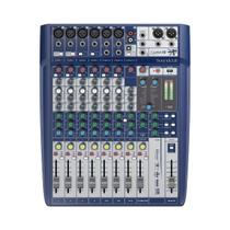 Mesa Som 10 Canais Soundcraft Signature 10 Mixer Usb Profissional Igreja Show