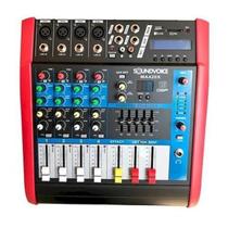 Mesa Som Amplificada 4 Canais Ma420x 400W Soundvoice Bivolt Mesa Som Amplificada 4 Canais Ma420x 400W Soundvoice Bivolt