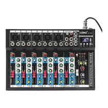 Mesa Som Lelong 7 Canais Bluetooth Usb Com Equalizador