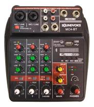 Mesa Som MC4-Bt Mixer 4 Canais Bluetooth Soundvoice Bivolt Mesa Som MC4-Bt Mixer 4 Canais Bluetooth Soundvoice Bivolt