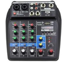 Mesa Som Mxt Mx4bt 4 Canais Efx Usb Bluetooth Pc Interface