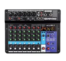 Mesa soundvoice 8 canais mc8bt-interface