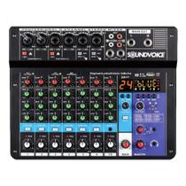 Mesa SoundVoice Mc8Bt 8 Canais - Sound Voice