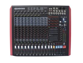 Mesa soundvoice mp 126 12 canais 6 aux ef/eq usb/bluetooth
