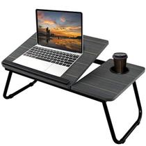 Mesa Suporte Apoio Notebook Dobrável Porta Copos Home Office