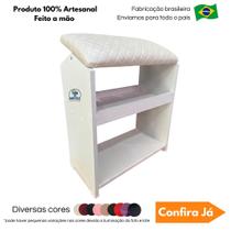 Mesa Suporte Apoio para Pés para Podologas Manicure Pedicure Nails Designer Tatuadores Estofado Articulável Confortável