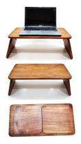 Mesa Suporte Multiuso De Notebook De Madeira Maciça De Cama Sofá Poltronas Escritórios