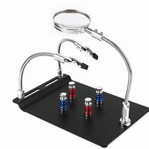 Mesa Suporte Solda Bancada Magnética Terceira Mão com Lupa e Base Magnética Mesa Suporte Solda Bancada Magnética Terceira Mão com Lupa e Base Magnética
