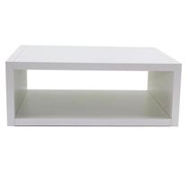 Mesa Suspensa De Cabeceira Mdf Branca 35X13X20