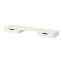 Mesa suspensa em MDF Branco para Home Office ou Penteadeira 90x40cm Mesa suspensa em MDF Branco para Home Office ou Penteadeira 90x40cm