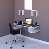 Mesa Suspensa Nichos Mdf Trabalho Home Office Computador Pc Mesa Suspensa Nichos Mdf Trabalho Home Office Computador Pc