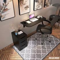 Mesa Suspensa Retrátil 70x50 Preta Dobrável de Parede Cozinha Pequena MDF