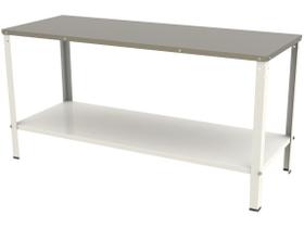 Mesa Tampo Inox 160 cm Compartimento Inferior M-160 N Braesi