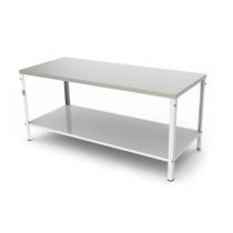 Mesa Tampo Inox 180 cm Compartimento Inferior M-180 G2 Braesi