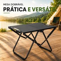 Mesa Tática Dobrável Portátil para Camping, Praia e Viagem Leve, Compacta e Resistente Mesa Tática Dobrável Portátil para Camping, Praia e Viagem Leve, Compacta e Resistente