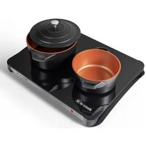 Mesa Térmica LC1728 Elétrica Pista Quente Vidro Em Led Le Cook 127V