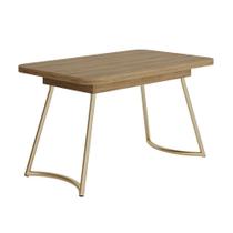 Mesa Toscana 4 Lugares Carraro Carvalho C/ Dourado Mesa Toscana 4 Lugares Carraro Carvalho C/ Dourado