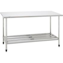 Mesa Total Inox 430 Fritomaq- Gradeada 1,00x0,70x0,90cm